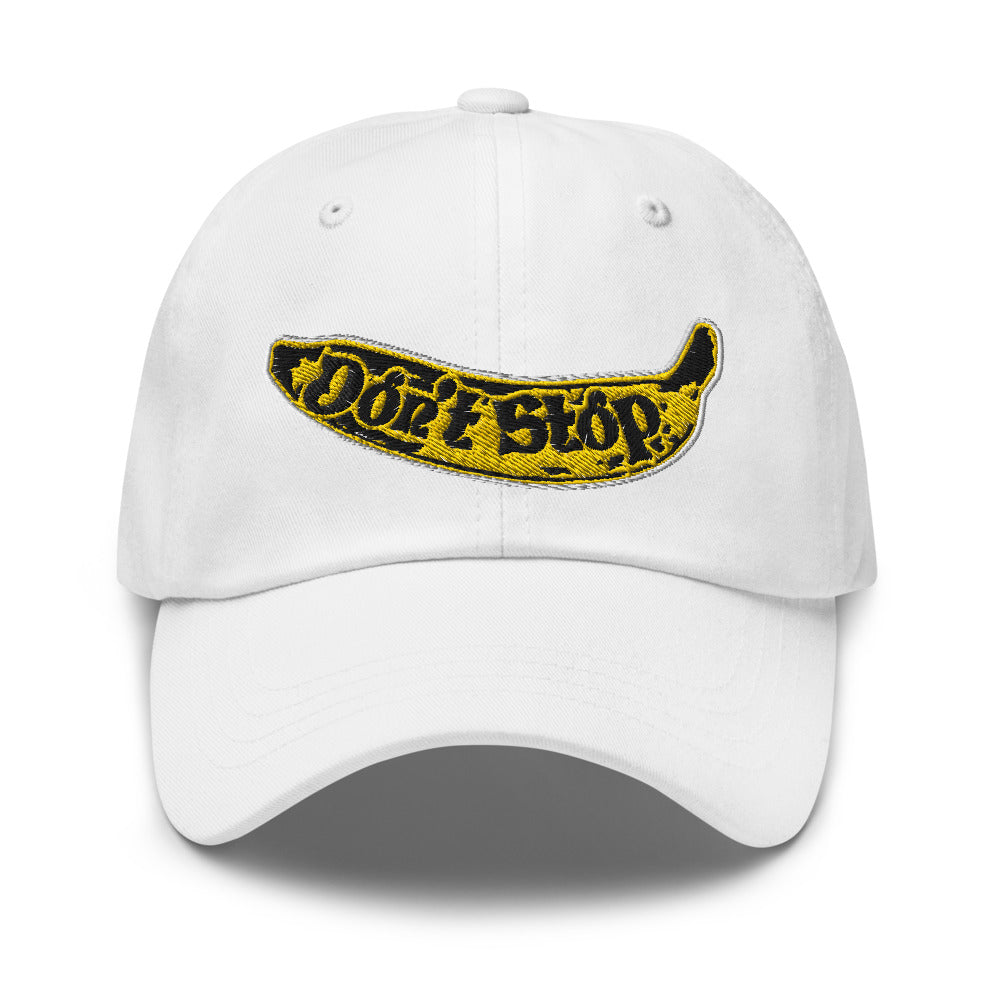 White banana dad hat