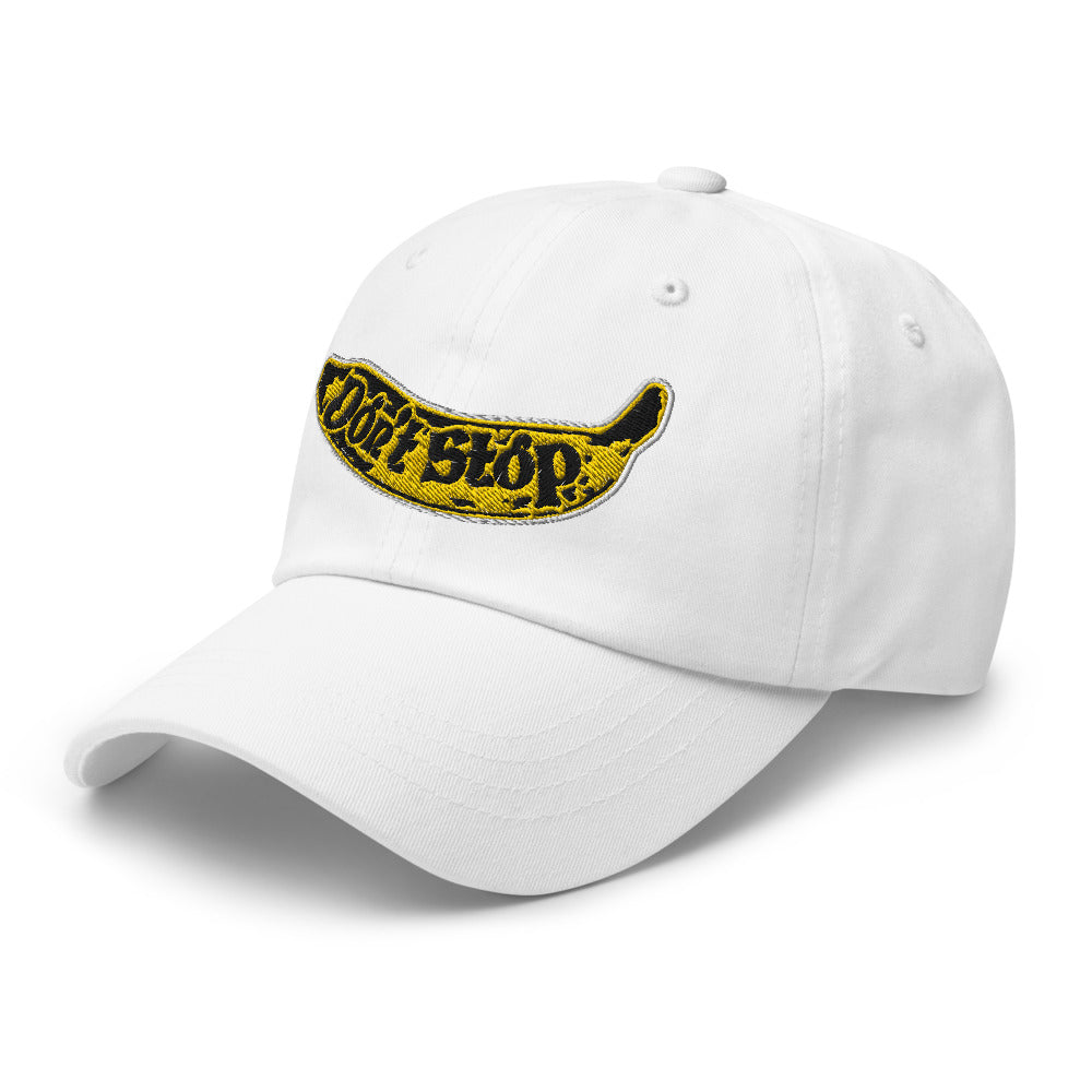 White banana dad hat