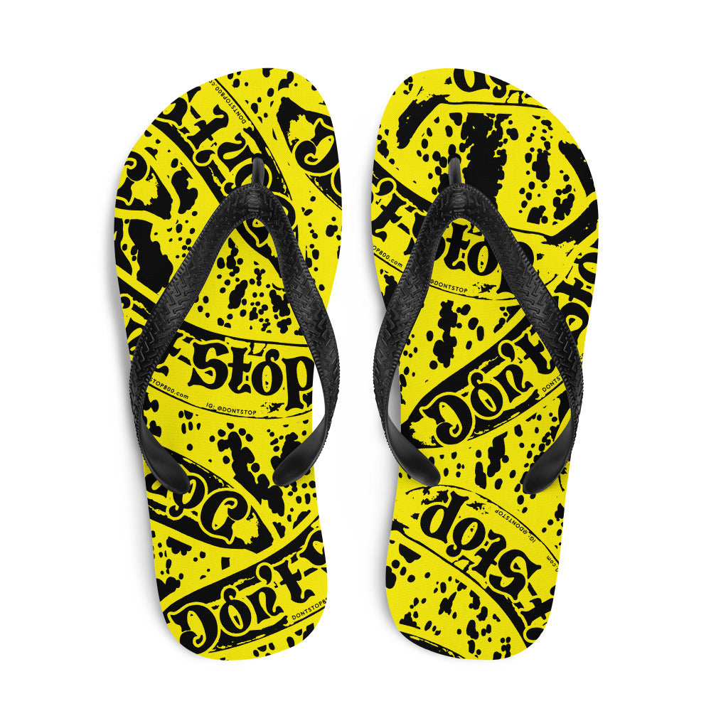 Dont Stop Banana Flavored Flip-Flops